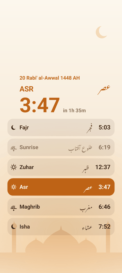 The wallpaper shown on an Android lock screen